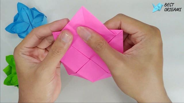 Origami Lotus Tutorial : Create Your Own Beautiful Origami Lotus Flower | Best Origami #9 смотреть онлайн