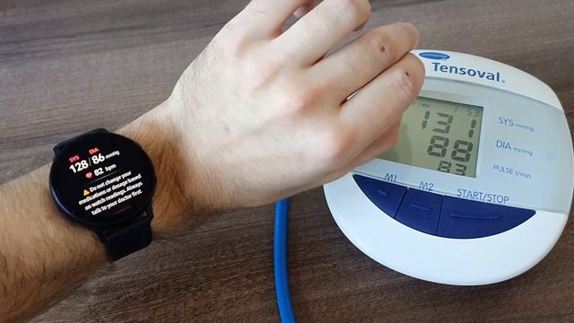 Тестируем измерение кровяного давления и ЭКГ на Galaxy Watch Active2. Сравниваем с тонометром. смотреть онлайн