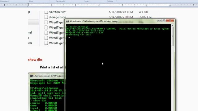 TAMIL MONGODB TUTORIAL SHOW DBS COMMAND смотреть онлайн