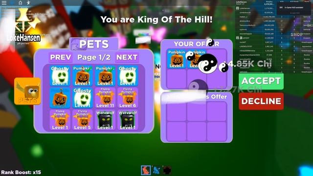 Evolving OP Pets in Ninja Legends + Massive Evolved Pet Giveaway | Roblox Ninja Legends смотреть онлайн
