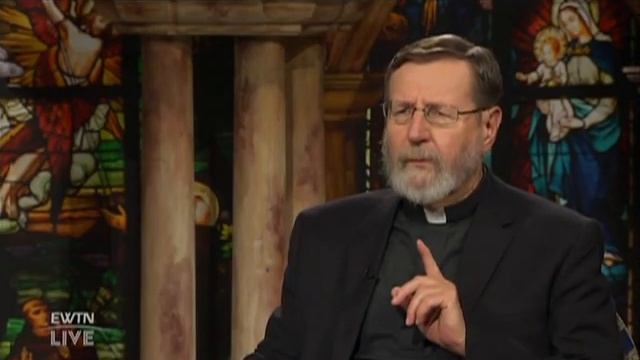 The Eucharist is real Fr. George Elliot & Stacey Transancos with Fr Mitch Pacwa (9-6 22) смотреть онлайн