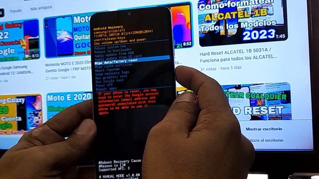 Formatear Samsung Galaxy A12 / Hard Reset Samsung A12