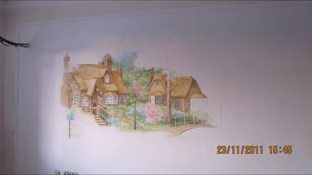 Роспись стены, c лепкой смотреть онлайн