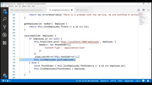 Angular httpclient post example смотреть онлайн