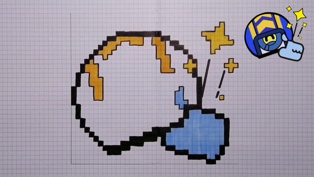 Как нарисовать значок Сту по клеточкам | Brawl Stars смотреть онлайн