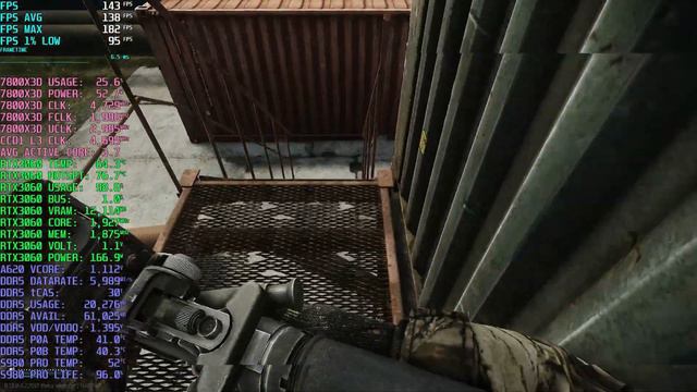 EFT \\ Lighthouse \\ $900 Config \\ 120W A620 + 3060 12GB + 7800X3D + 64GB DDR5 // Neo G8 // 2K DLS смотреть онлайн