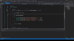C# НЕОБЯЗАТЕЛЬНЫЕ ПАРАМЕТРЫ МЕТОДА (параметры по умолчанию) _ C# ОТ НОВИЧКА К ПРОФЕССИОНАЛУ _ # 47 (
