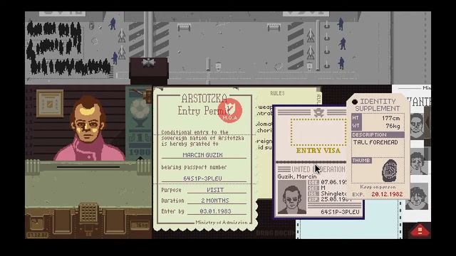 Papers, Please Part 14: Calensk's Best Scene смотреть онлайн