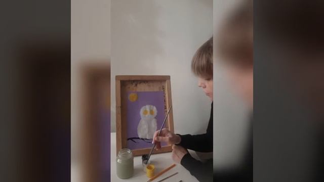 рисуем вместе "Белая сова" смотреть онлайн