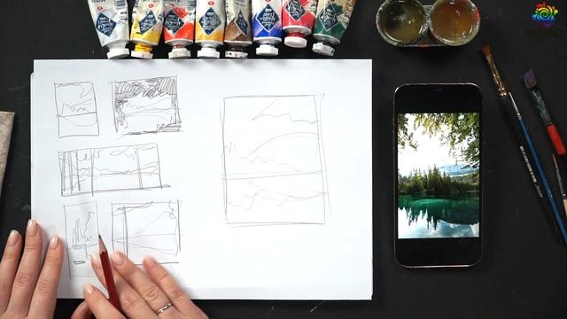 КАК РИСОВАТЬ ЭСКИЗ? Часть 1. Художник Надежда Ильина смотреть онлайн