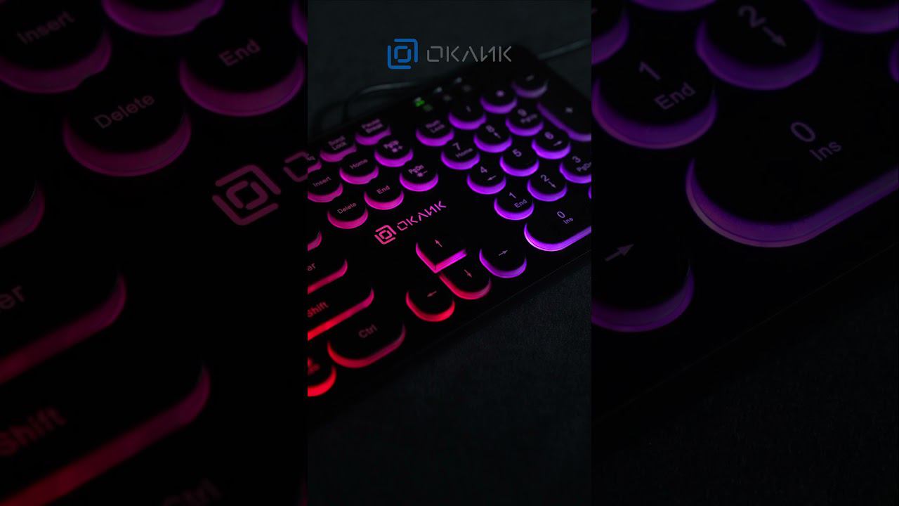 1091226 и 1091227 верт Keyboard Оклик 420MRL смотреть онлайн