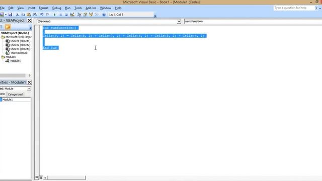 Excel Sum using formula and VBA(Simple code) смотреть онлайн