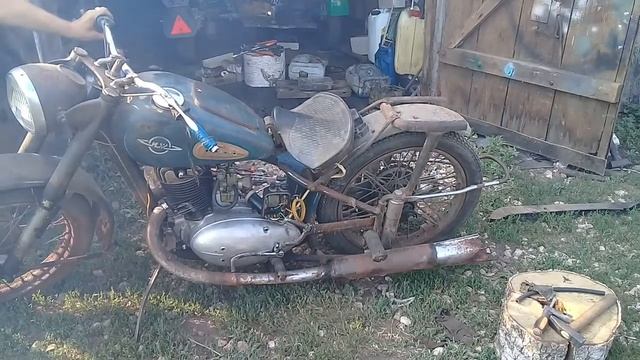 Первый запуск ИЖ 49 после сборки мотора.