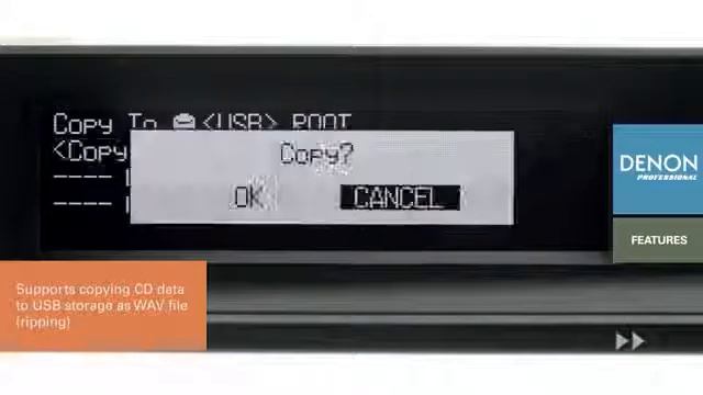 DSMA DENON PRO DN501C Lecteur CD Pro Multimédia смотреть онлайн