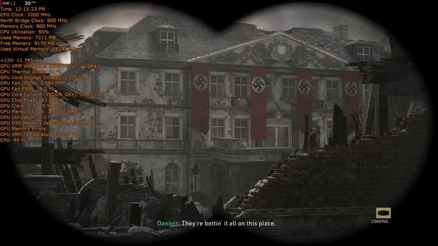 Call Of Duty WWII 1080p Extra AMD A6-3670K 3.2Ghz AMD Radeon RX 480 OC смотреть онлайн
