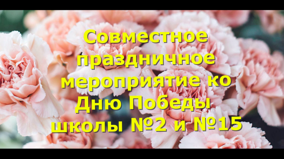 Совместное школьное мероприятие ко Дню Победы. смотреть онлайн