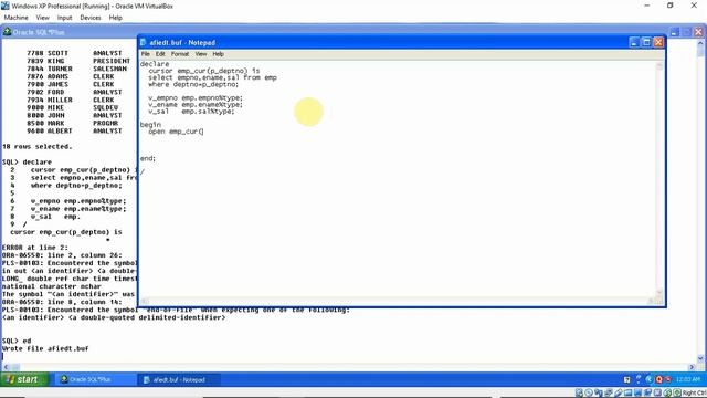 Parameterized Cursor in Oracle PL/SQL | Parameterized Cursor | PL/SQL Cursors | PLSQL Tutorial смотреть онлайн