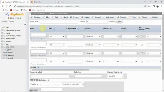 03 - Tutorial Membuat Toko Online Dengan PHP dan Mysqli - Membuat Data di phpmyadmin смотреть онлайн