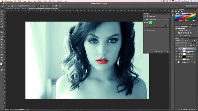 Photoshop CC 2014: capas de ajuste смотреть онлайн