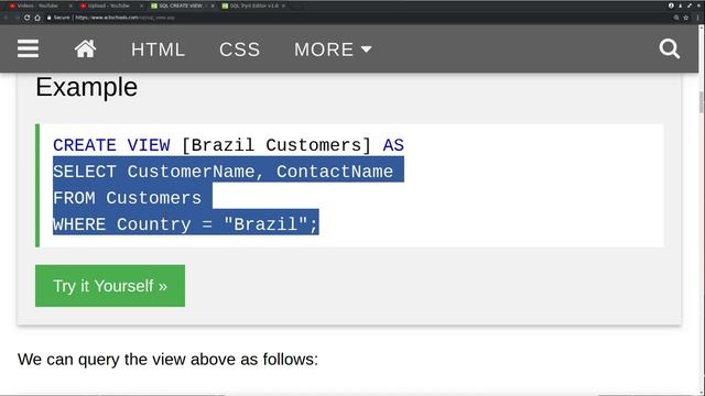 تعلم SQL كل يوم لمدة 5 دقائق: SQL Views смотреть онлайн