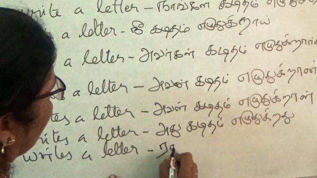Tenses Simple present Tense. Tamil Explanation.#12#. Gramathukkum Grammar смотреть онлайн