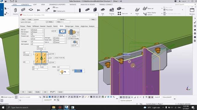 Tekla Structures Steel Modeling Tutorial (Bahasa Melayu) смотреть онлайн