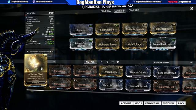 Warframe: Torid Setup - 4x Forma - with/without Riven Mod (U21.0.9) смотреть онлайн