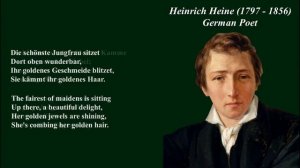 DIE LORELEI - Heinrich Heine (Original German text with English subtitles)