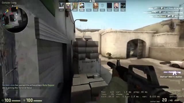 CS:GO R9 280X i5 4670k FPS смотреть онлайн