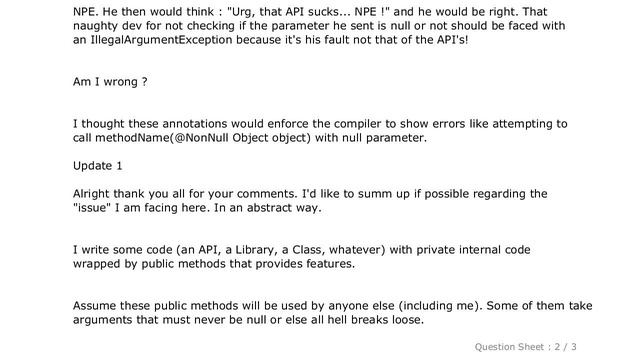 Android : Android @NonNull Usefulness