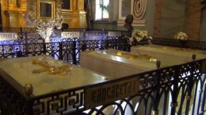 Захоронение Петра I и Екатерины Великой в Петропавловской крепости