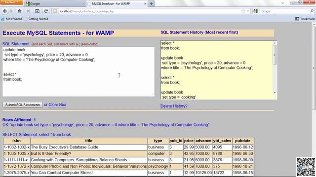 Website Design with PHP & MYSQL - 077 - Introduction To MySQL - Updating Table Data смотреть онлайн