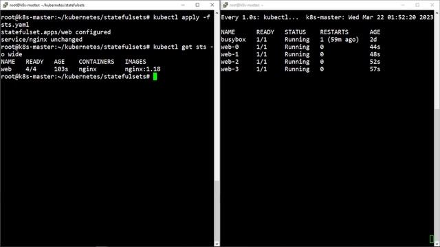 How to use Statefulsets || Lec 7c || part 2 || Kubernetes смотреть онлайн