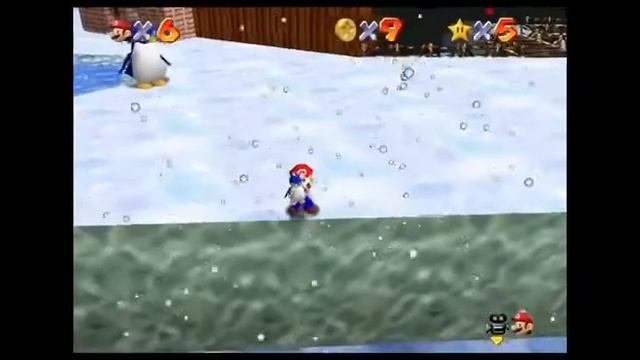 Throwing baby penguin off ledge| Mario 64 смотреть онлайн