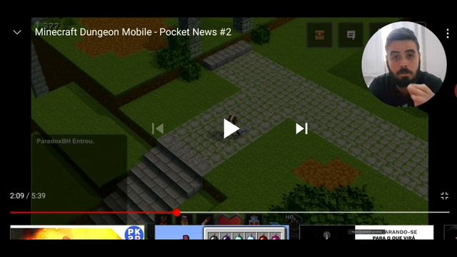 FINAMENTE Versão LITE do MINECRAFT DUNGEONS MOBILE v3.2 смотреть онлайн