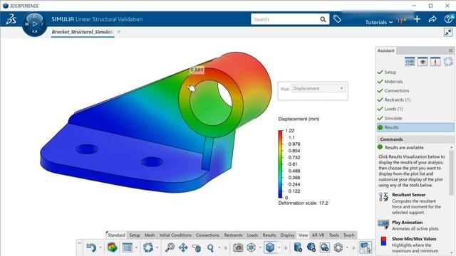 Solid Works - Linear structural analysis of A Part (Part 2) смотреть онлайн
