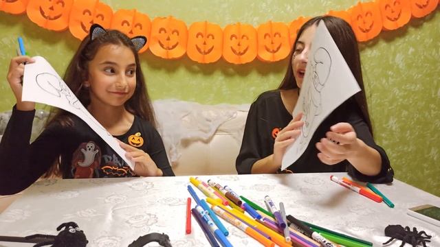 HALLOWEEN/ Три маркера ЧЕЛЛЕНДЖ/ ЛАЙФХАКИ с едой на ХЭЛЛОУИН??? смотреть онлайн