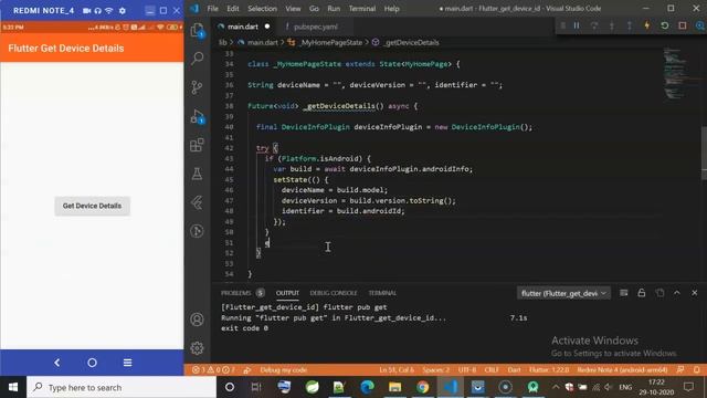 How to get a Unique Device id in Flutter? смотреть онлайн