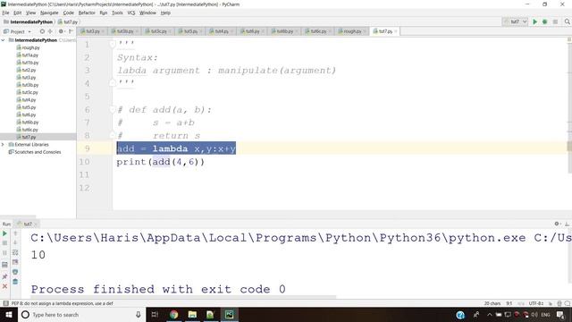 [Hindi] Lambda functions in python in Hindi | Advanced python in Hindi смотреть онлайн