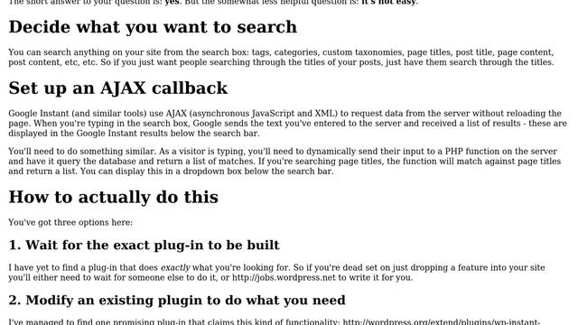 Wordpress: intellisense in wp search (2 Solutions!!) смотреть онлайн