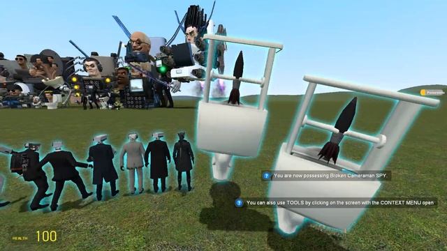 REACT TO CAMERAMAN EVOLUTION & SIZE COMPARISON VS SKIBIDI TOILET In Garry's Mod смотреть онлайн