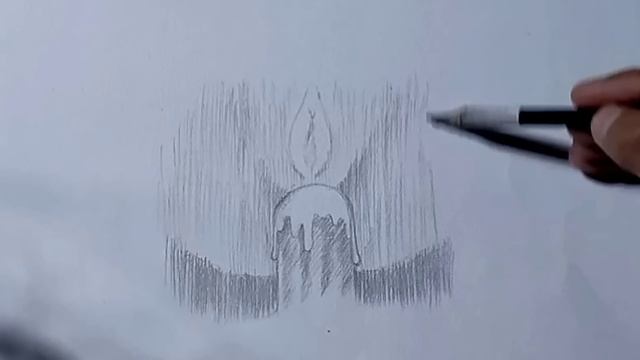 i think i draw the wrong candle | pencil drawing смотреть онлайн