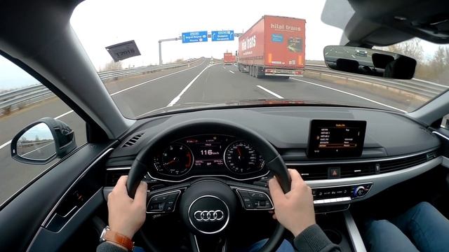 POV Drive : Audi A4 2018 2.0 Diesel смотреть онлайн