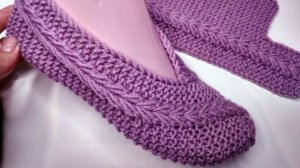 Простые следки спицами одним полотном - проще не бывает ❗