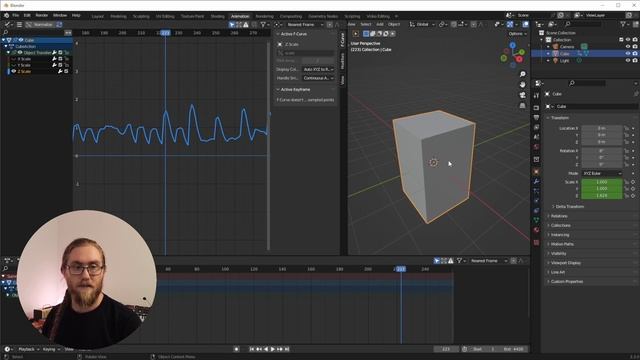 Want to animate with sound in Blender 3D? Bake sounds to F Curves like a pro (Blender 3.+) смотреть онлайн