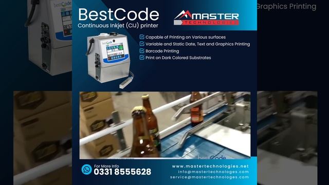 CIJ Continuous inkjet BestCode Printer | Model 88S | Master Technologies смотреть онлайн