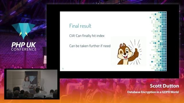Database Encryption in a GDPR World - Scott Dutton - PHP UK Conference 2019 смотреть онлайн