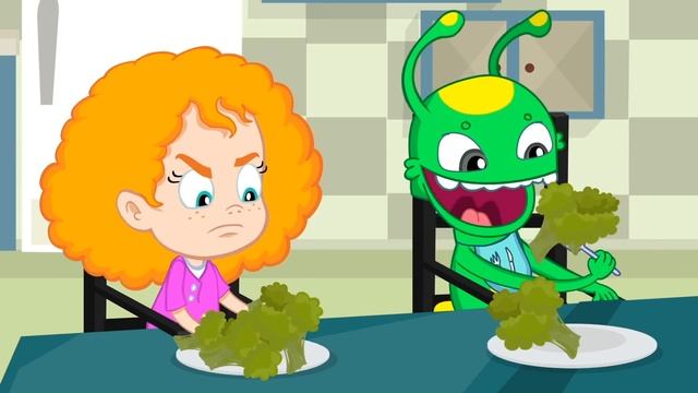 ¡Nuevo Episodio! Aprende los colores con Groovy el Marciano y Phoebe - Dibujos Educativos смотреть онлайн