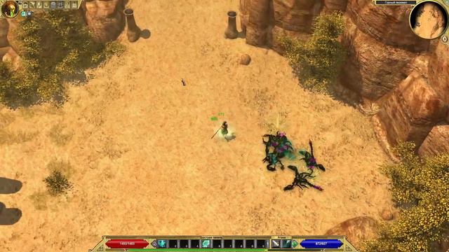 Titan Quest Anniversary Edition, прокачка Мага ( Дух + Природа) №3 смотреть онлайн
