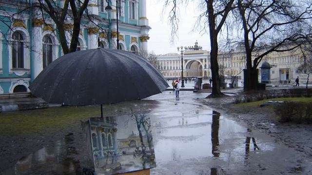 Пленэр у Зимнего дворца в Петербурге 17 февраля 2014г смотреть онлайн